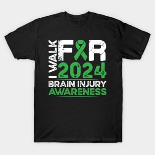 Brain Injury Awareness Walk 2024 T-Shirt